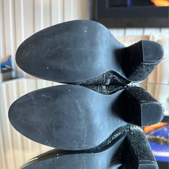 Club Exx Sheriff Shine Cowboy Boots 7 Black - Picture 10 of 13